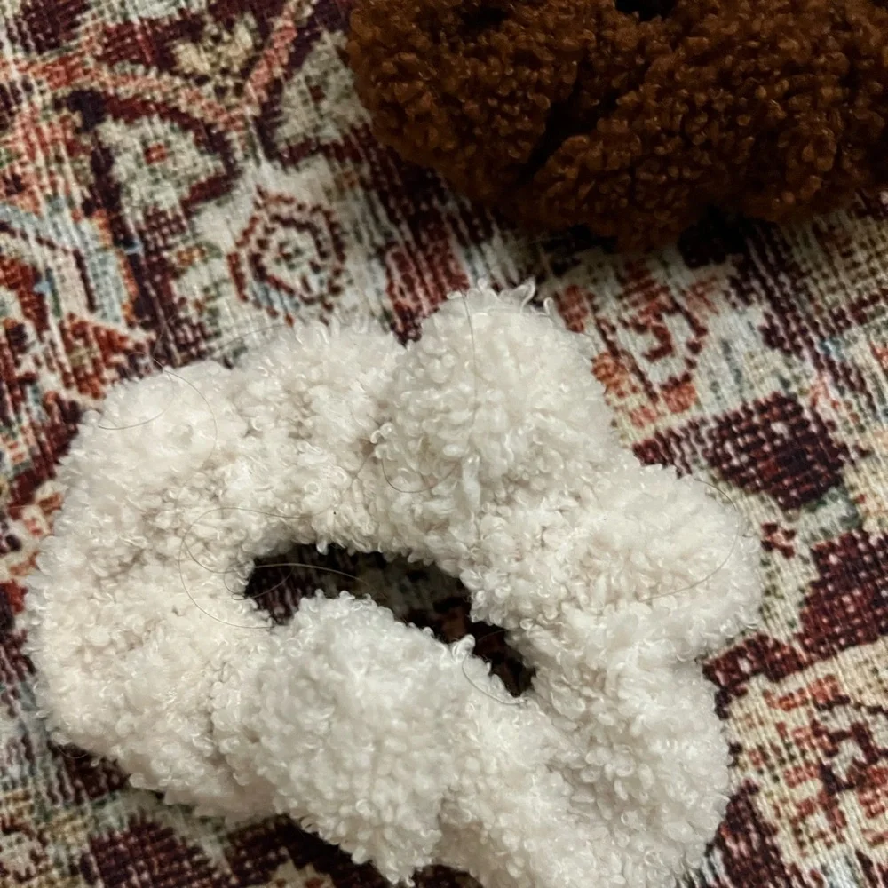 Set of Two American Eagle Cozy Scrunchies